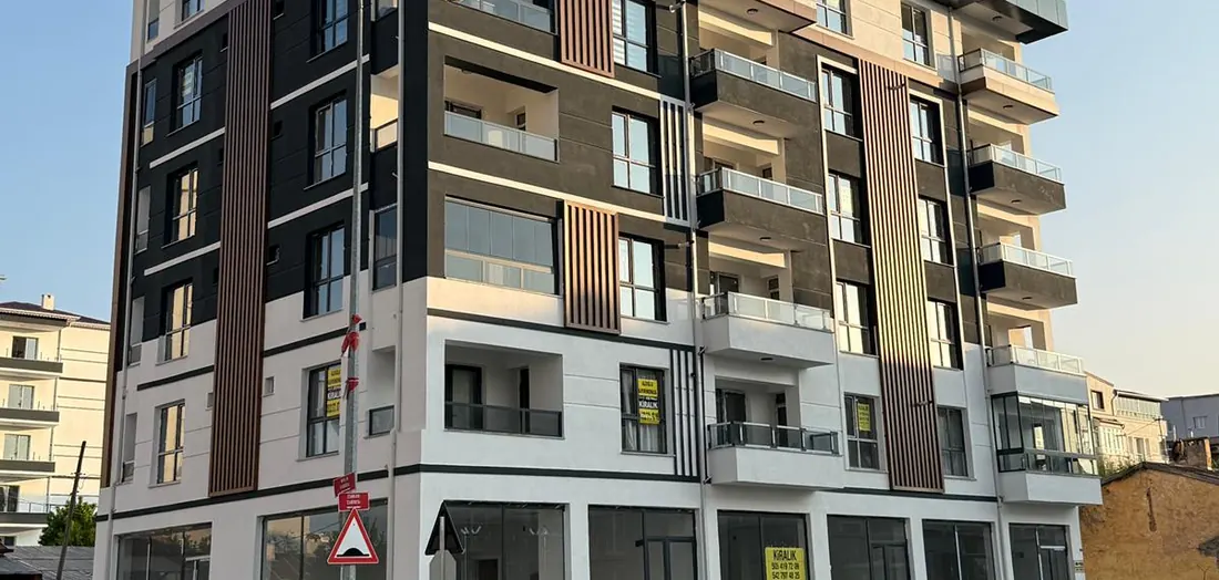 Yiğitsan'ın Sivas'ta alüminyum doğrama ve cephe uyguladığı konut projesi